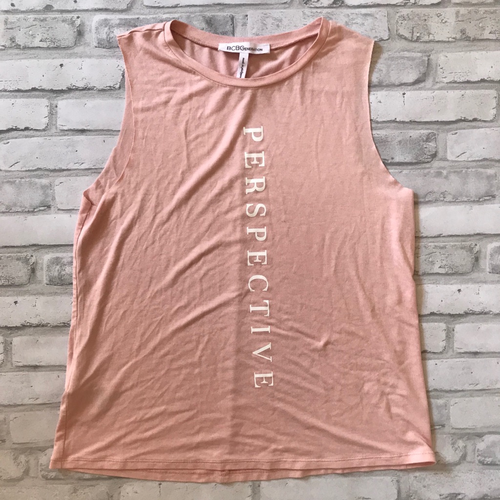 Pink Bcbg Loose Tank